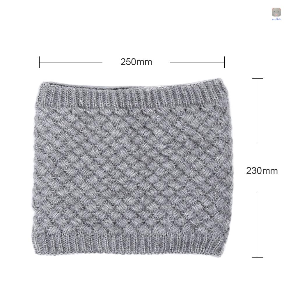 Khăn Choàng Cổ Dệt Kim Dày Dặn Giữ Ấm Mùa Đông Cho Nam Nữ