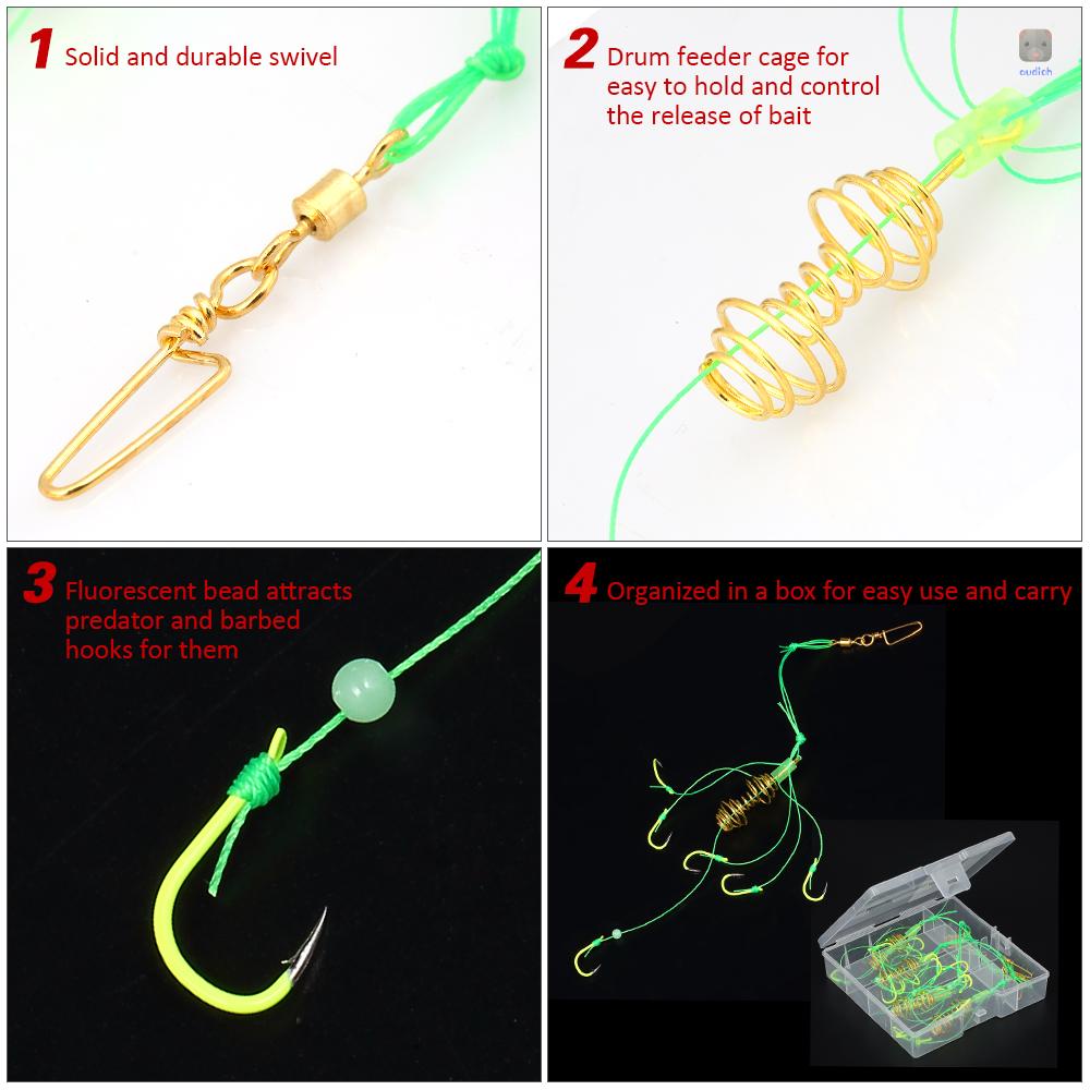 Bộ 4 Móc Câu Cá Chất Lượng Cao # 8# / 9# / 10# / 11# / 13#