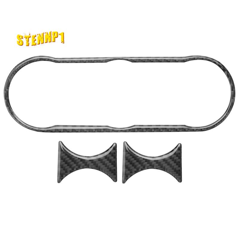 Cho Mazda MX-5 Miata Roadster Nút điều hòa không khí bằng sợi Carbon Khung trang trí Hình dán 2016 * MX5 ND AC Nội thất