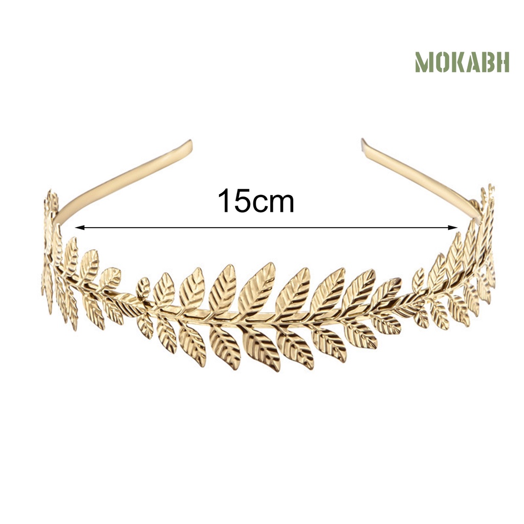 Băng Đô Cài Tóc Hình Cành Lá Lâu Trôi Không Phai Cho Cô Dâu