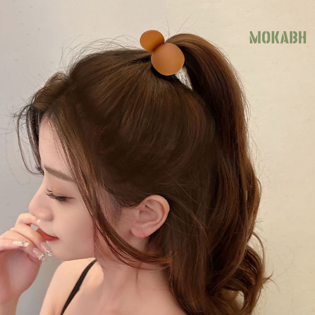 Kẹp Tóc Đuôi Ngựa Màu Trơn Chống Trượt Tiện Dụng