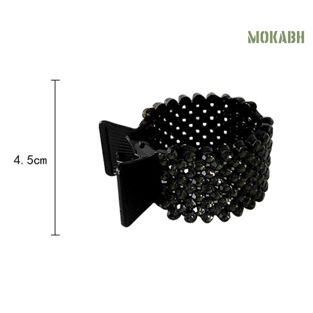 Kẹp Tóc Đính Đá Lấp Lánh Chống Trượt Dành Cho Nữ