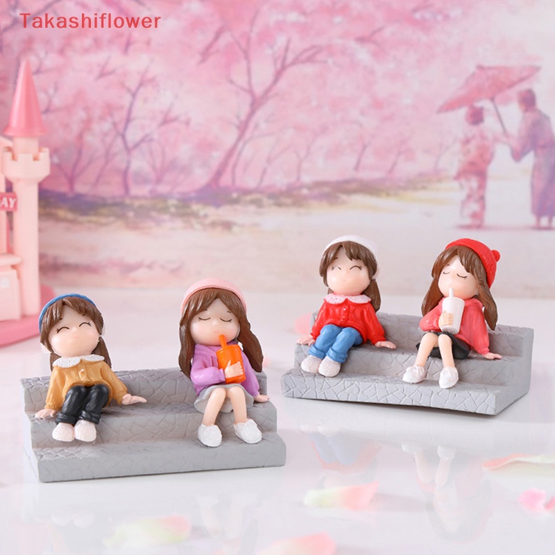 Set 3 Mô Hình Mini Trang Trí Tiểu Cảnh Sân Vườn / Nhà Cửa / Xe Hơi