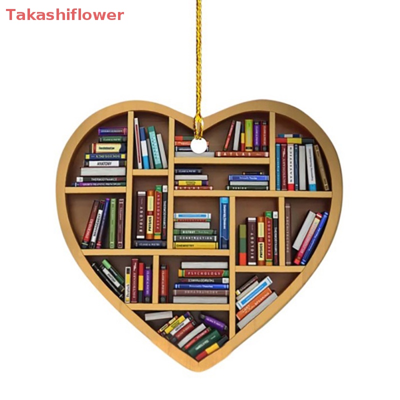 Phụ Kiện Treo Trang Trí Cây Thông Giáng Sinh Hình Trái Tim Bằng Acrylic