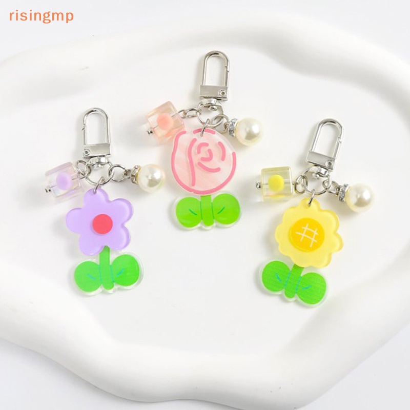 Móc Khóa Hình Hoa Hướng Dương Nhiều Màu Dễ Thương