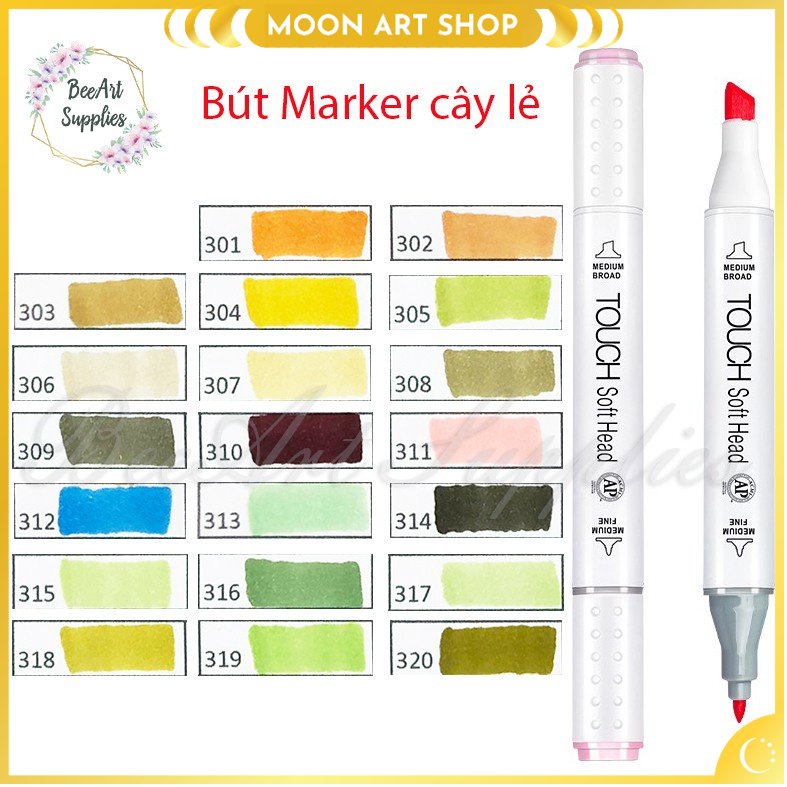 Bút Marker Cây lẻ - Touch Soft - Gam Pastel 1 - Page 9