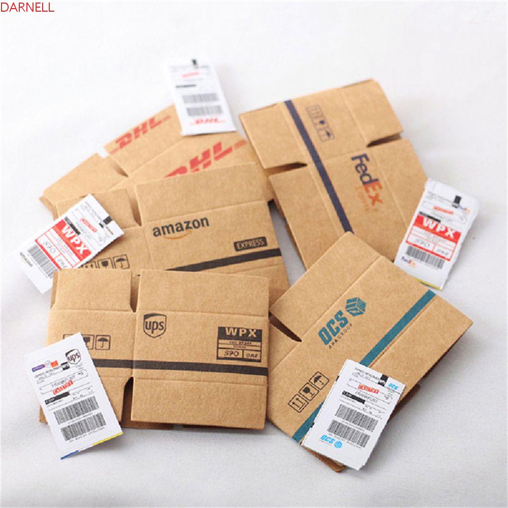 1 Set 5 Hộp Chuyển Phát Nhanh Trang Trí Nhà Búp Bê