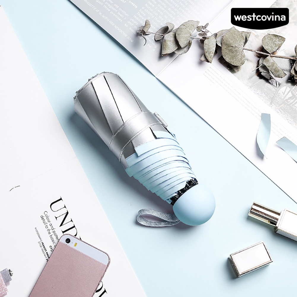 [COD]☁Dù Gấp Mini Siêu Nhẹ Chống Nắng Mưa Tiện Lợi