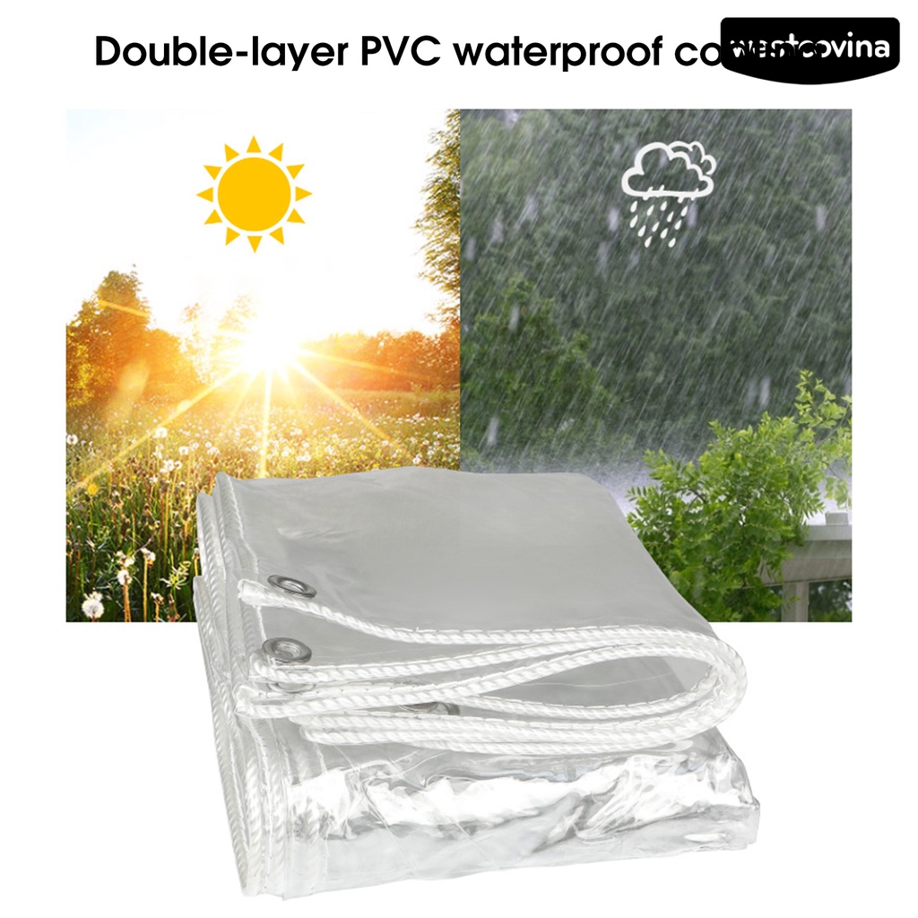 [COD]☁Vỏ Bọc Cây Trồng Tarpaulin Bằng PVC Dày Trong Suốt Độ Bền Cao Chống Ăn Mòn
