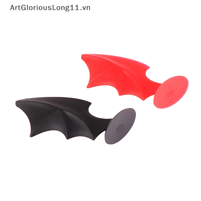 Set 2 Miếng Dán Trang Trí Nón Bảo Hiểm Xe Mô Tô / Xe Hơi Hình Quỷ Độc Đáo