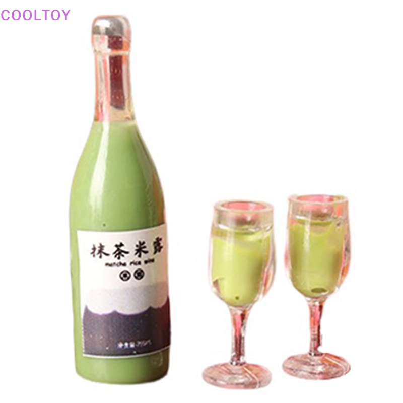 1 Bộ Ly Uống Rượu Mini Tỉ Lệ 1: 12 Dùng Trang Trí Nhà Búp Bê