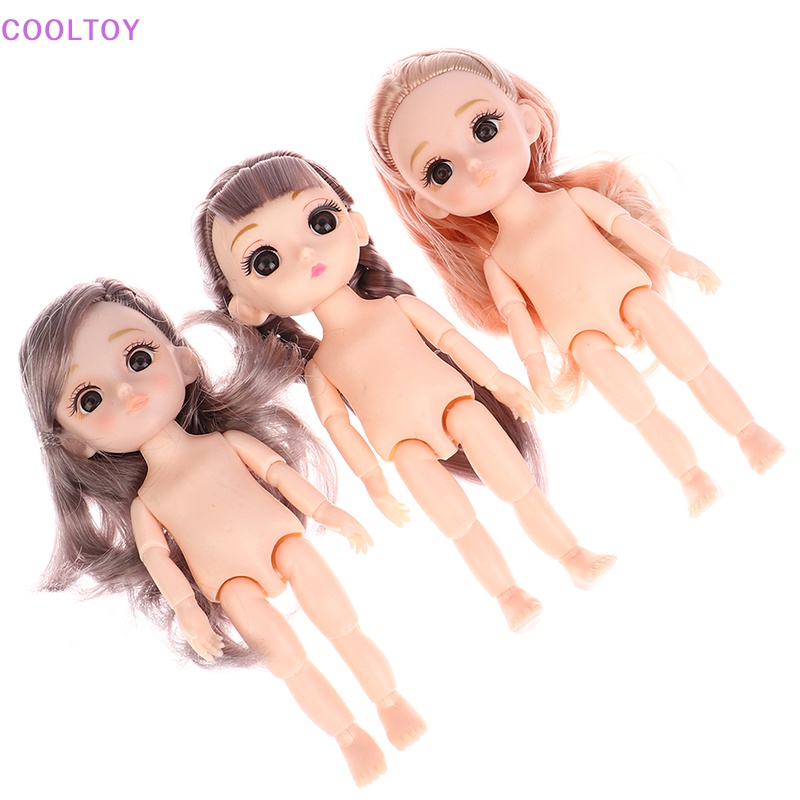 1 Mô Hình Cô Gái Tóc Xoăn 3D Cỡ Nhỏ Dễ Thương 1 / 12 17cm DIY