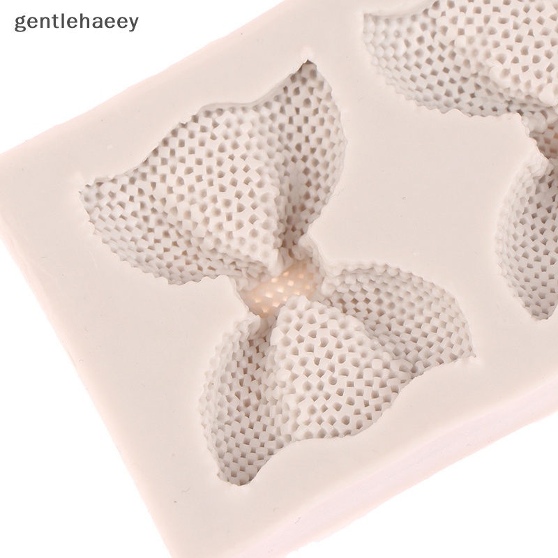 1 Khuôn Silicone Làm Bánh Hình Nơ Nhỏ 3D