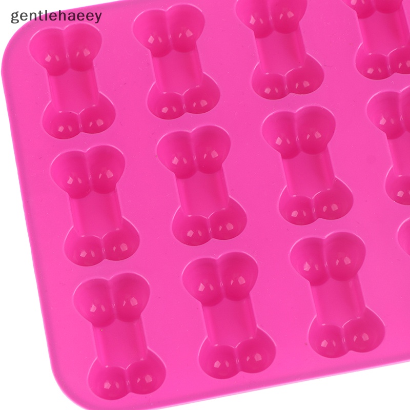 1 Khuôn Silicone Làm Bánh 18 Lỗ Hình Cục Xương Dễ Thương