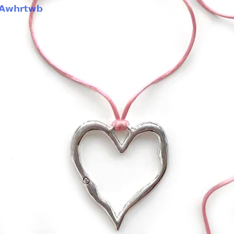 Vòng Cổ Choker Mặt Hình Trái Tim Rỗng Phong Cách Punk Ngọt Ngào Cá Tính Có Thể Điều Chỉnh Cho Nữ Mới