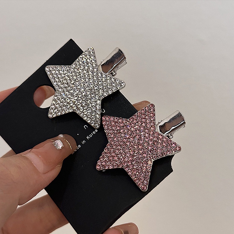 Kẹp Tóc Kim Loại Đính Đá Lấp Lánh Toàn Diện Thời Trang 2023