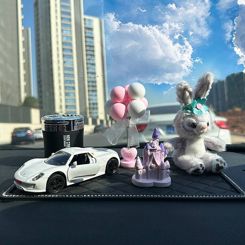 Stellalou Girls' Car Decoration Cute High-End Central Control Aromatherapy Car Decoration Crown Goddess Interior Decorations Gift DKSY