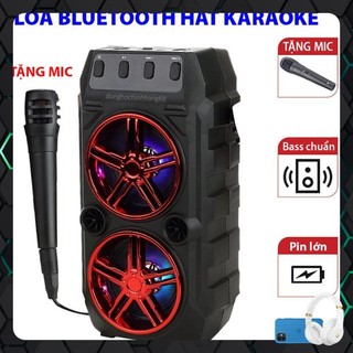LOA KARAOKE BLUETOOTH KTS-  CÓ  ECHO TẶNG KÈM 2  MICRO DÂY 10w