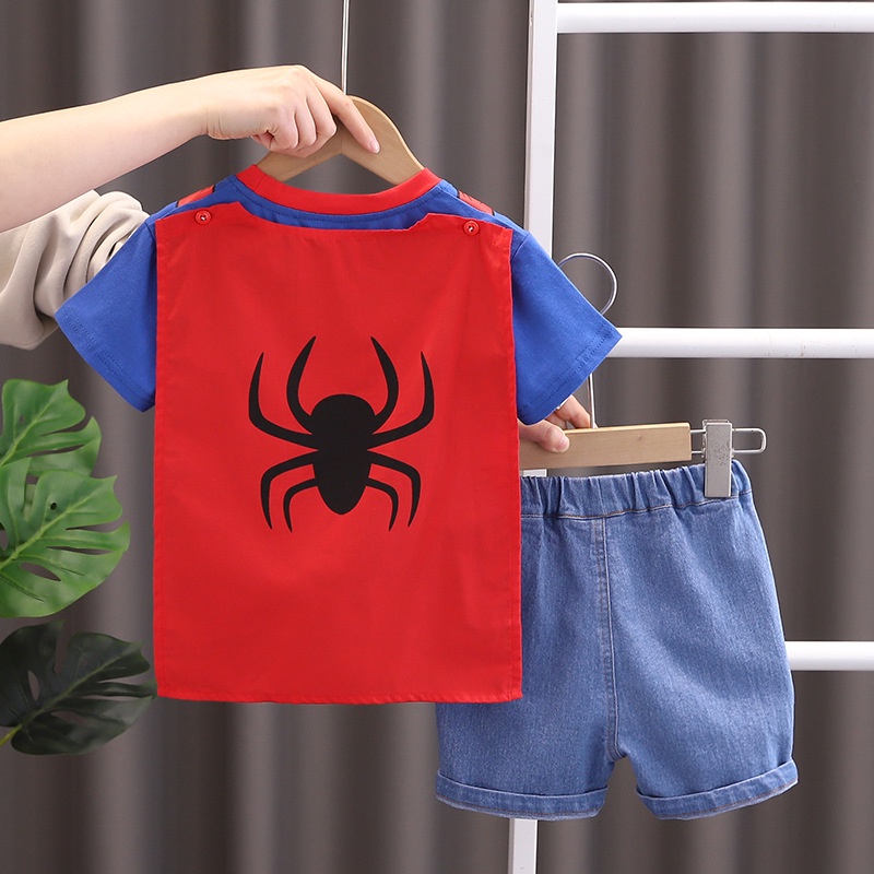 Áo Thun In Họa Tiết Người Nhện Phong Cách Hàn Quốc Thời Trang Cho Gia Đình