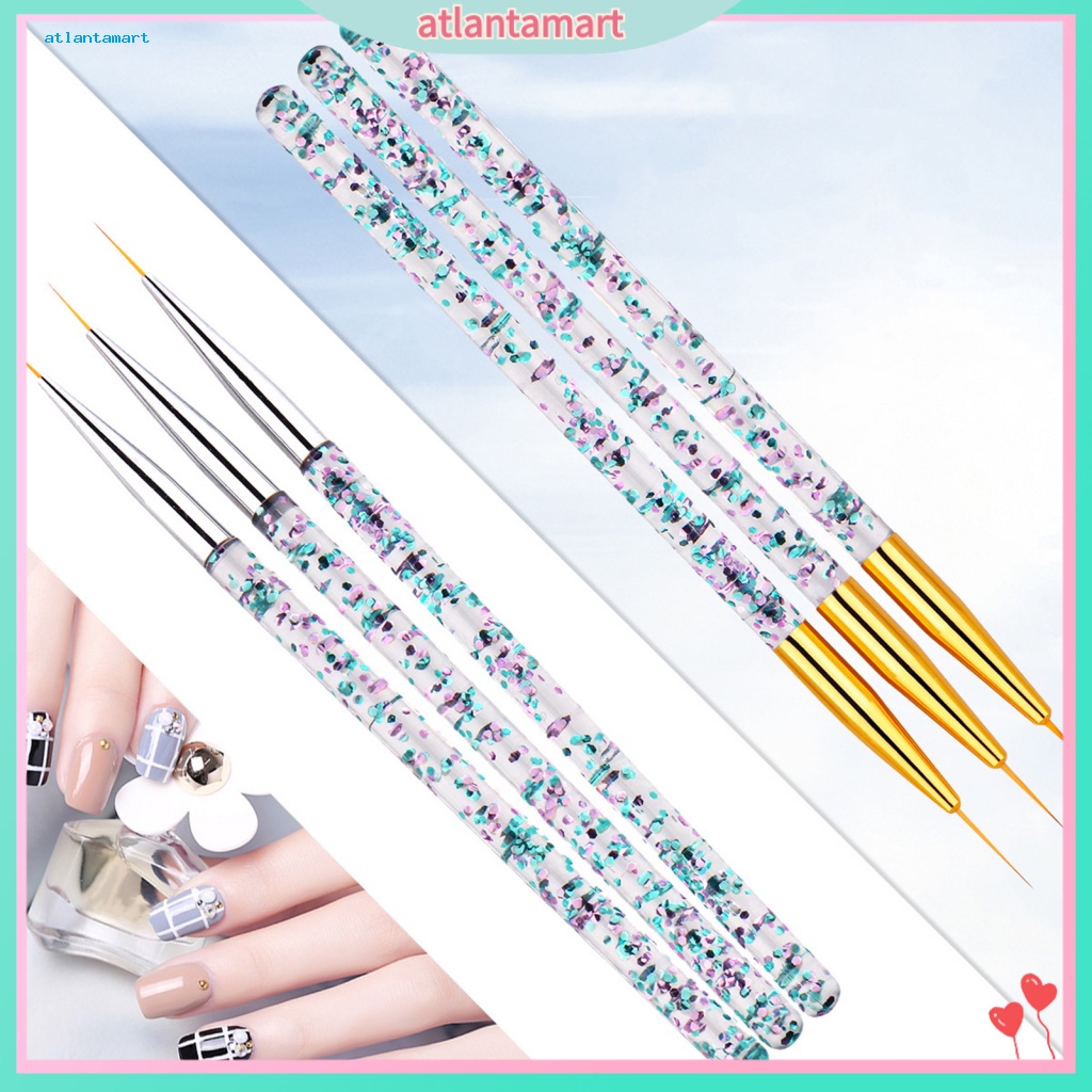 Túi Đựng Đồ Dùng Cao Cấp Tiện Dụng| Set 3 Bút Trang Trí Móng Tay Nghệ Thuật Bằng Acrylic Siêu Mỏng Dành Cho Nữ