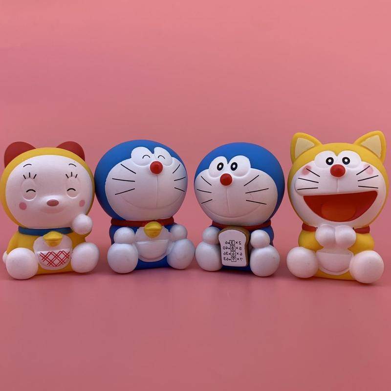 Mô Hình Mèo Máy Doraemon Rỗng Bằng Vinyl Chính Hãng