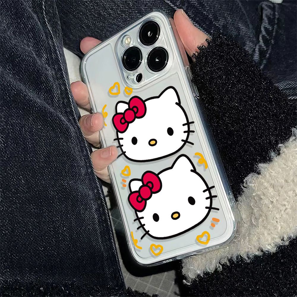 ✅Ốp Điện Thoại Mềm Chống Sốc Hình Hello Kitty Cho Apple Iphone 11 12 plus1314pro 78Max6In VVK1