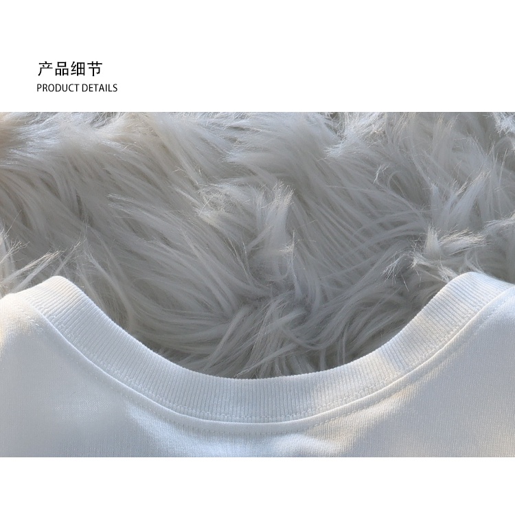 Áo Thun Tay Ngắn Chất Liệu 100% Cotton Cao Cấp Thời Trang Theo Phong Cách Hàn Quốc Cho Nữ