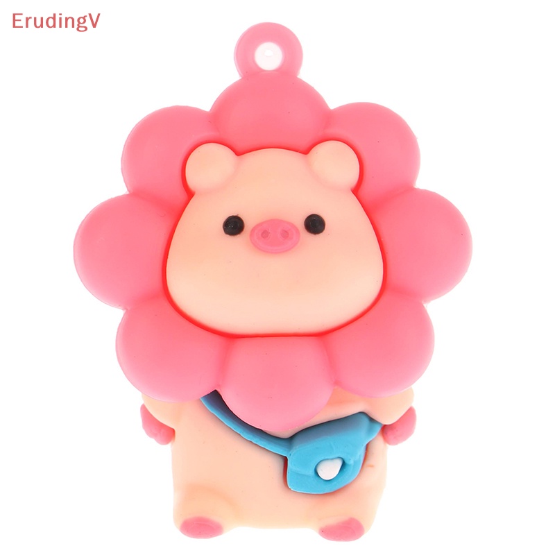 [ErudingV] 1 Móc Khóa / Móc Khóa / Búp Bê DIY Hình Hoa Hướng Dương / Heo Hoạt Hình Để Bàn Trang Trí [Mới