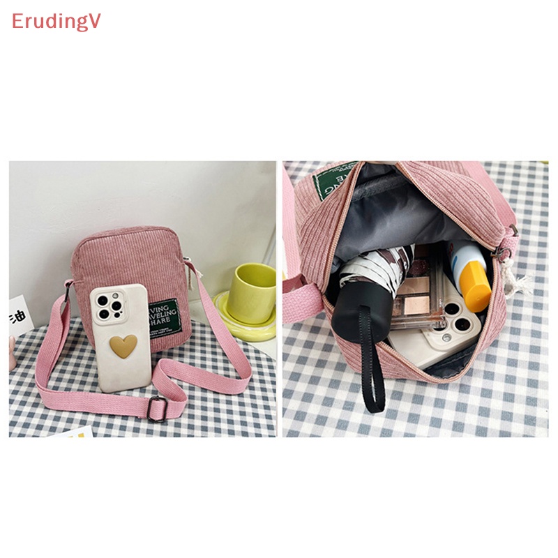 Túi Đeo Chéo Hình Vuông Nhỏ Bằng Vải Nhung Đơn Giản Hàng Mới