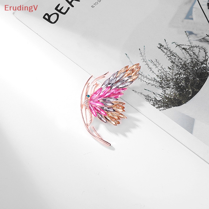 [ErudingV] Ghim Cài Áo Hình Bướm Pha Lê Màu Gradient Cao Cấp Kiểu Pháp Thanh Lịch Dùng Để Trang Trí Áo Khoác Corsage [Mới]
