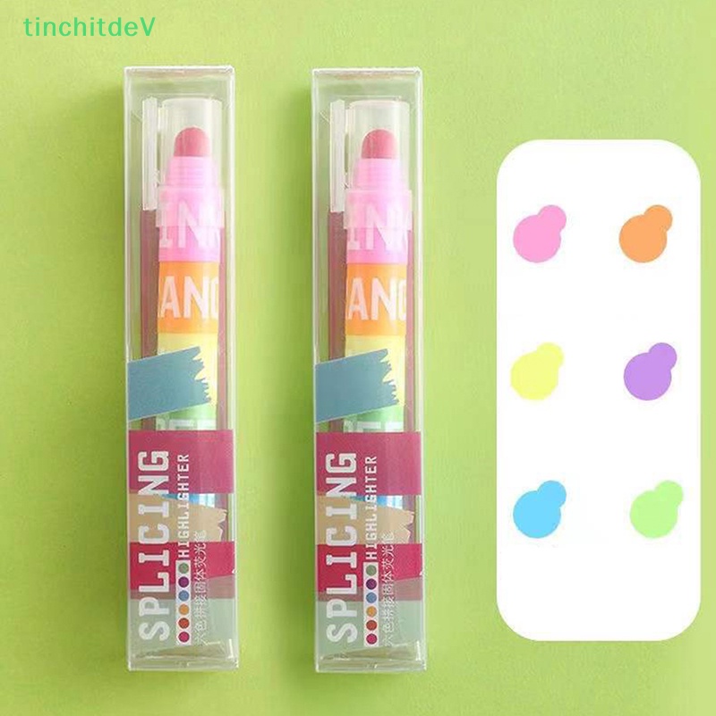 [TinchitdeV] Bút Đánh Dấu Đường Chỉ Màu Trơn Sáng Tạo Cao 12 Màu Cổ Điển [Mới]