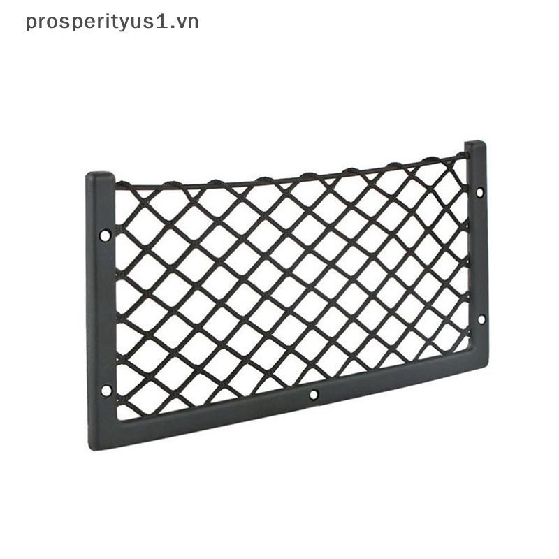 1 Túi Lưới Đựng Đồ Co Giãn Gắn Sau Ghế Ngồi Xe Hơi prosperityus1