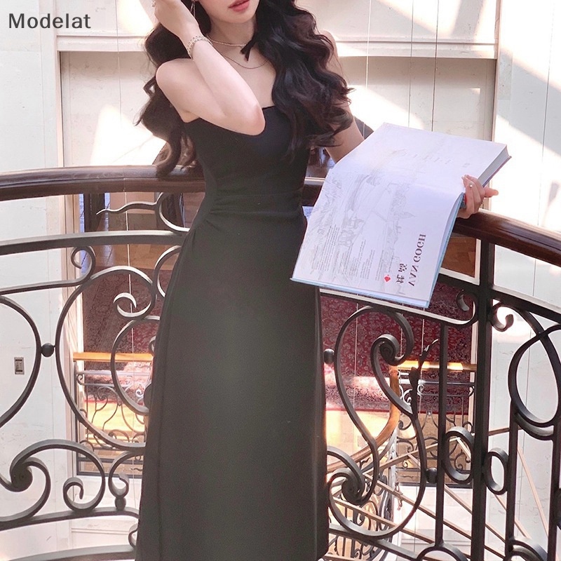 Mfc Đầm Midi Phong Cách Pháp Thời Trang Mùa Hè Quyến Rũ Cho Nữ