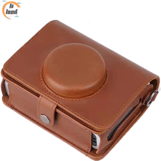 Túi Da Pu Đựng Máy Ảnh Kỹ Thuật Số Instax Mini Evo Phong Cách Retro Kèm Dây Đeo Vai Tiện Dụng