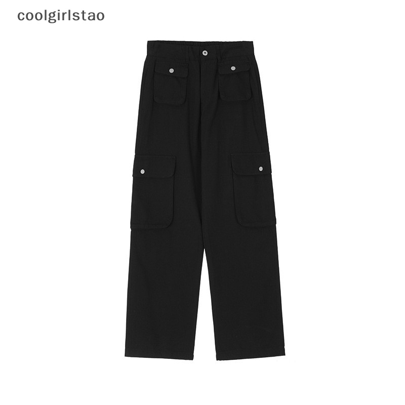 Quần phụ nữ mỹ thời trang dạo phố đa túi hotsweet Đại Học m-3XL baggy quần pantalones tất cả phù hợp với Hàn Quốc Chic jhs