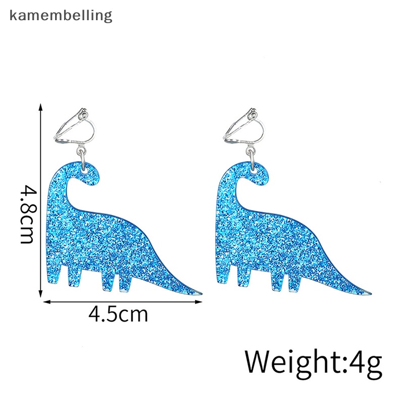 1 Cặp Bông Tai Acrylic Hình Khủng Long Nhỏ Nhiều Màu Dễ Thương Cho Bé Gái