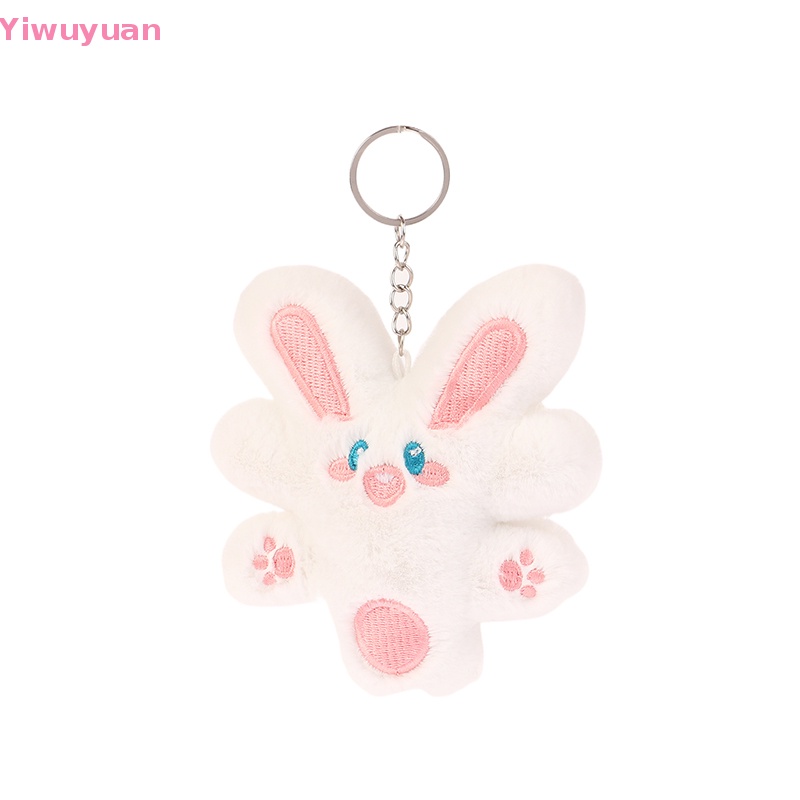 < Yiwuyuan > Móc Khóa Thỏ Nhồi Bông Mềm Mại Trang Trí Ba Lô Xe Hơi Túi Xách Quà Tặng Trẻ Em Mới