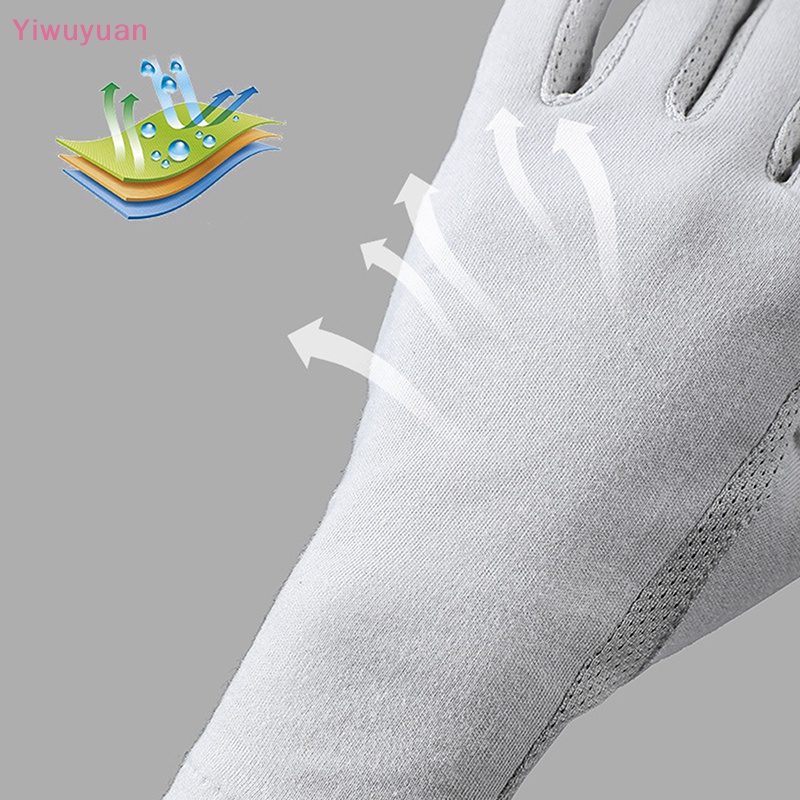 1 Đôi Găng Tay Lái Xe Mỏng Thoáng Khí Chống Tia UV Có Thể Chạm Màn Hình Cảm Ứng Mới