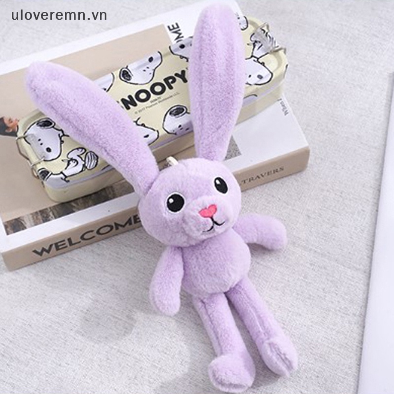 1 Móc Khóa Thỏ Nhồi Bông Đáng Yêu