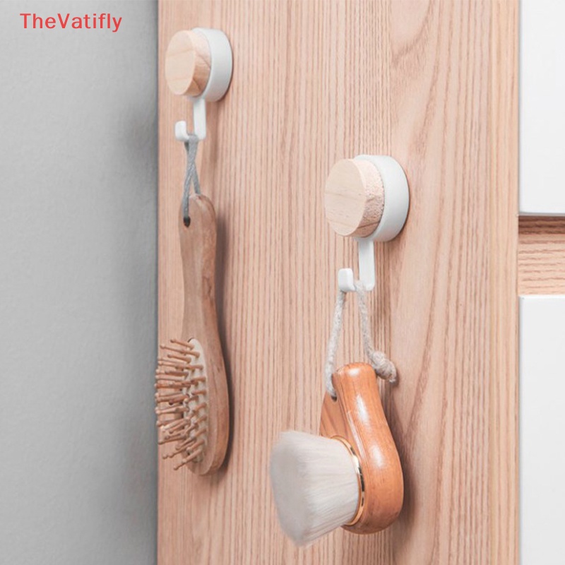 [Thevalifly] Giá Đỡ Điện Thoại / Chìa Khóa / Mũ / Khăn Quàng Cổ Bằng Gỗ Chắc Chắn