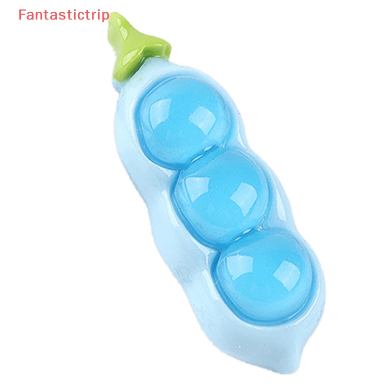 [Fantastictrip] Bộ 2 Miếng Dán Resin Dạ Quang Nhiều Màu Sắc Hình Hạt Đậu Trung Bình DIY Trang Trí Điện Thoại
