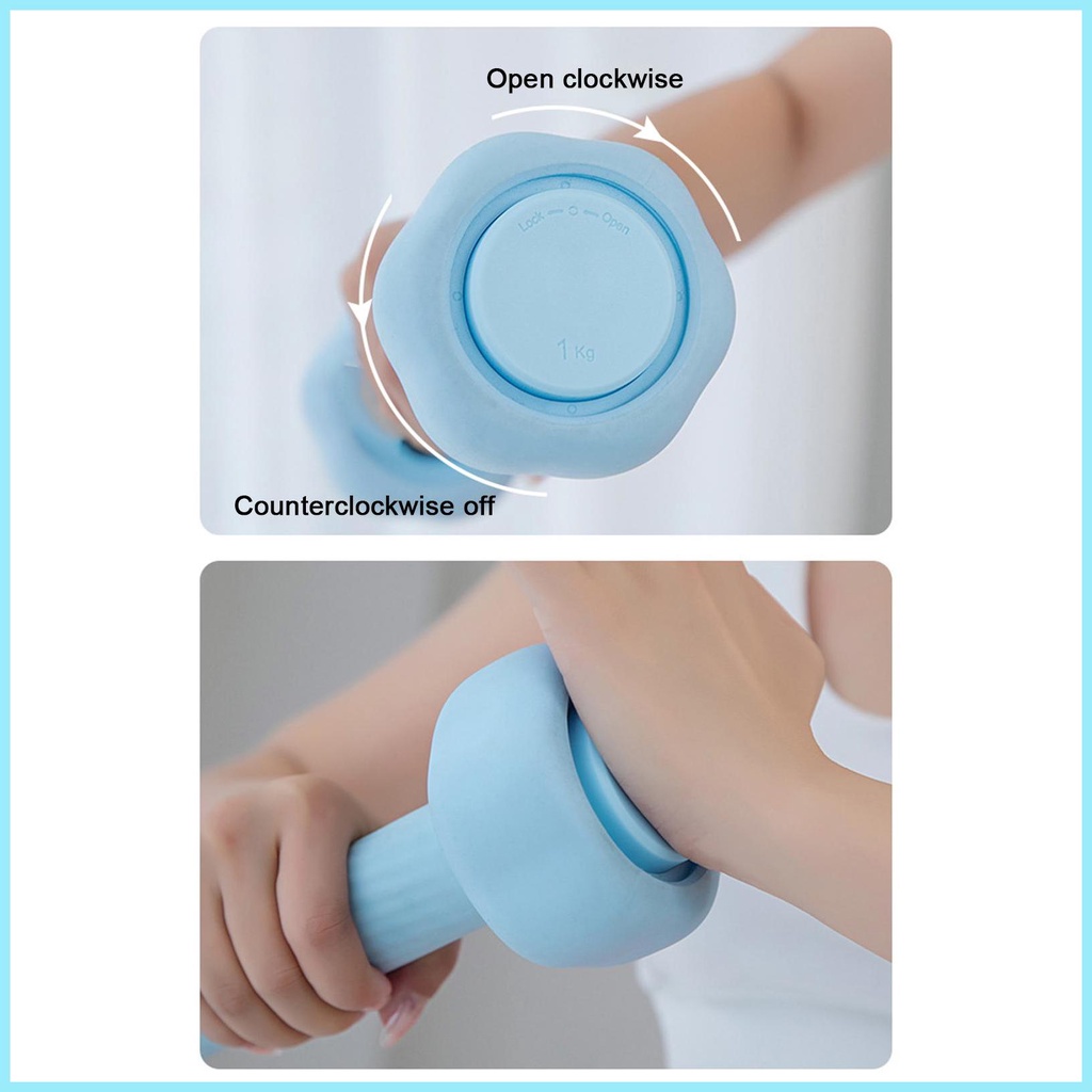 Tạ Silicone Có Thể Thu Gọn Hỗ Trợ Giảm Cân Cho Cánh Tay / Đùi