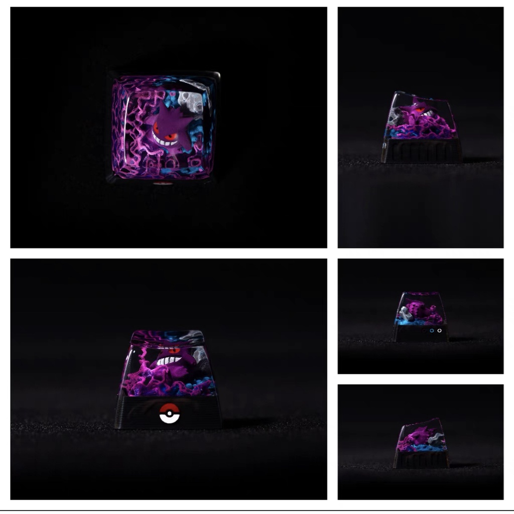 Bàn Phím Cơ Gaming Artisan Pokemon Bằng Nhựa Resin Tùy Chỉnh Cá Tính