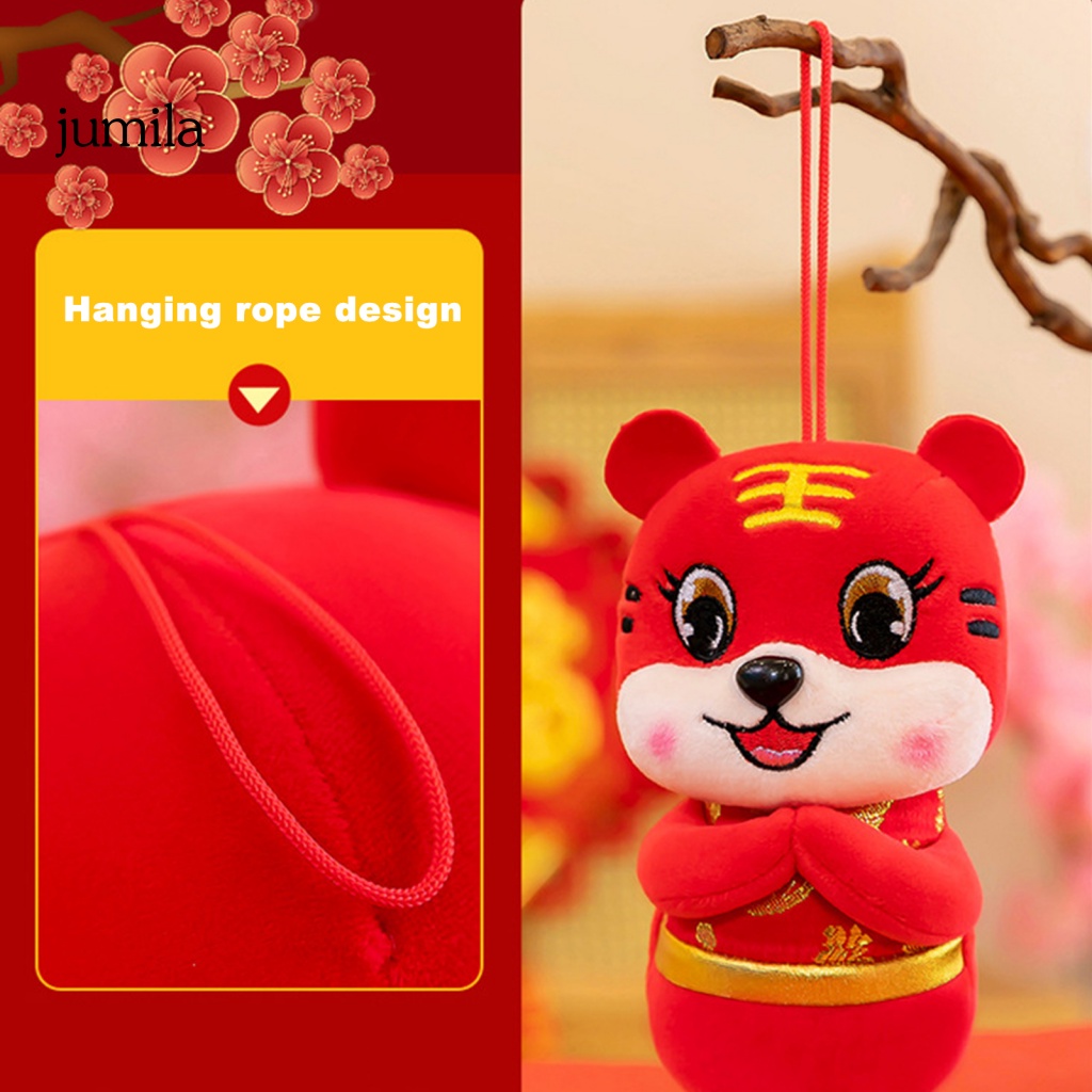 Chú Hổ Nhồi Bông Mặc Đồ Phong Cách Trung Hoa Dùng Làm Đạo Cụ Chụp Ảnh