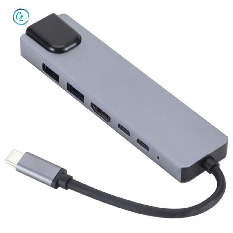 Đế Sạc 6 Trong 1 Chuyển Đổi USB 3.1 Type C Sang HDTV + RJ45 Cho Nintendo