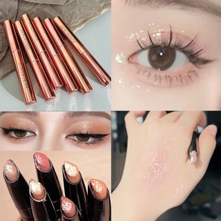 Phấn mắt dạng thỏi ánh nhũ kim tuyến lấp lánh / kẻ mắt / trang điểm bắt sáng hiệu herorange