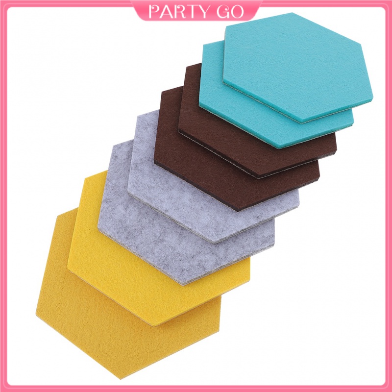 Set 8 Bảng Ghi Chú Dán Tường Hình Lục Giác