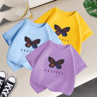 3-12years old cute cartoon print boys and girls short sleeve t-shirt cổ tròn mềm trẻ em hàng đầu hàn quốc simple plus size baby blouse 夏季 大 码 男孩 女孩 短袖 t 恤