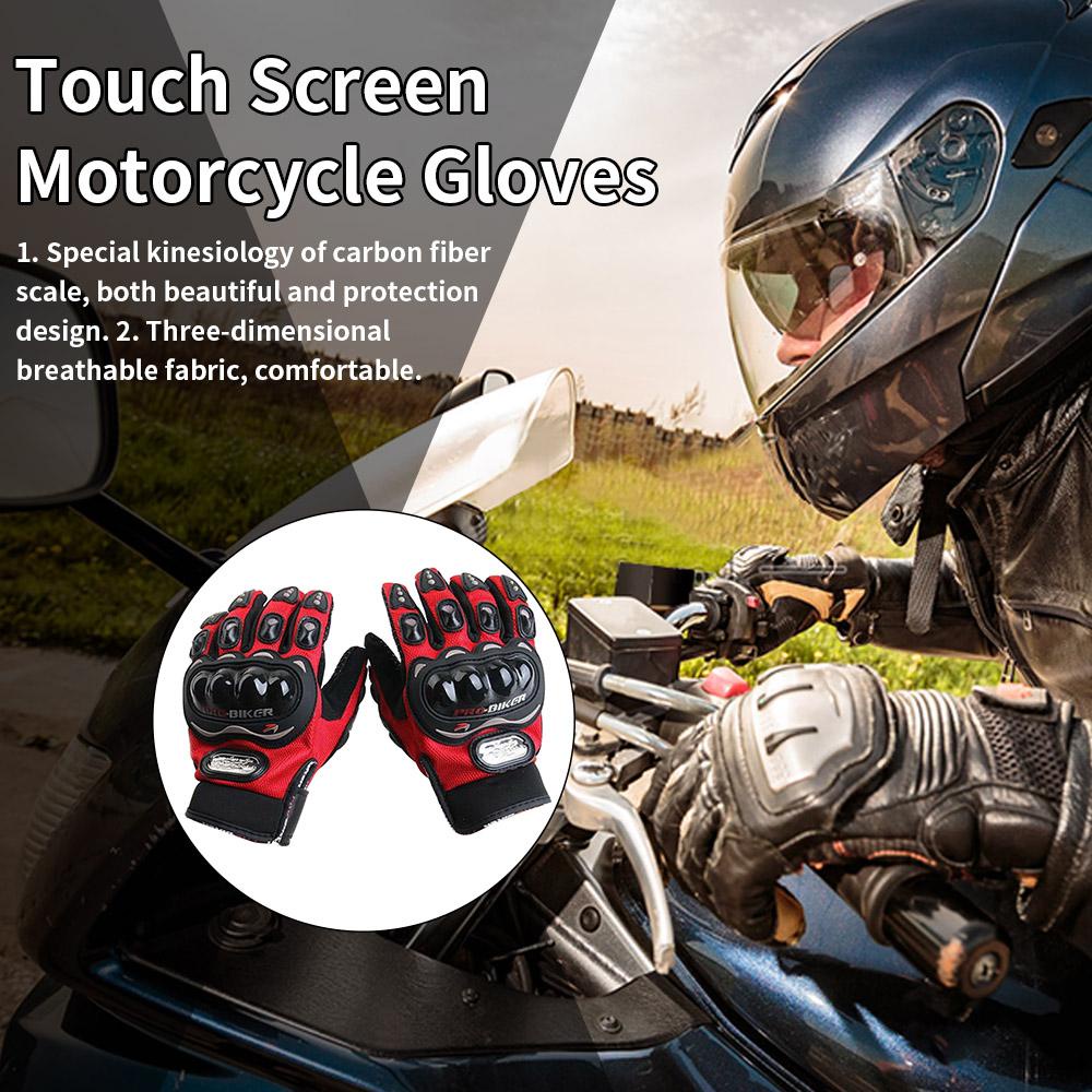 1 Đôi Găng Tay Lái Xe Máy Chống Trượt Chống Nước Toàn Diện Màn Hình Cảm Ứng