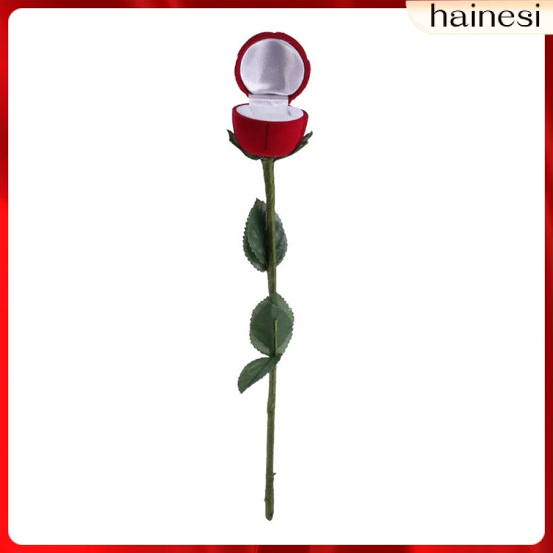 Hộp ĐựNg NhẫN ThiếT Kế HìNh Hoa HồNg